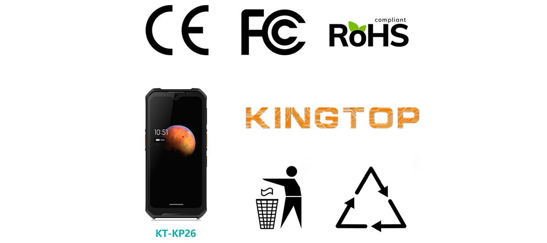 Kingtop Handheld Computer KP-KP26 Achieves 3C, CE, and RoHS Certification