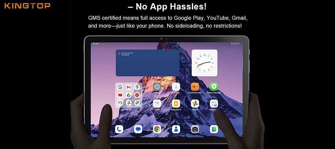 Kingtop Unveils New 10.95-Inch Consumer Tablet with 4G Call Support