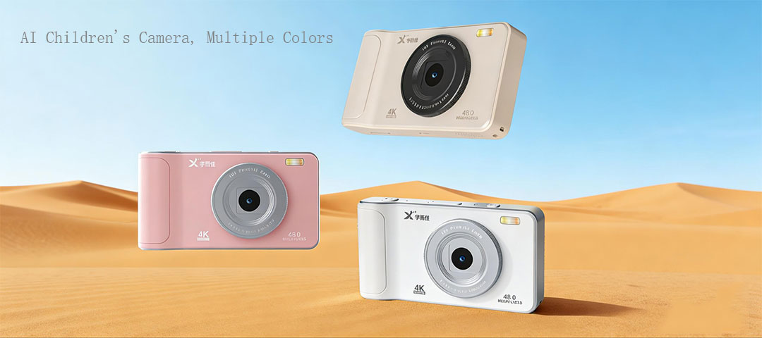 Kingtop Launch of new AI children's camera AI recognizes everything High-definition photography